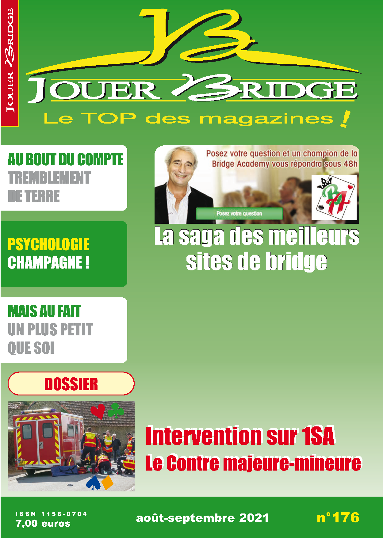 image Jouer Bridge 176 - Le Contre majeure-mineure sur 1SA